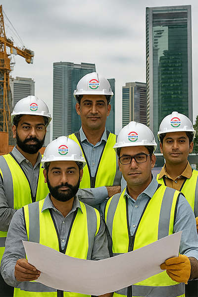 Veerteck Pte Ltd professional construction and engineering team